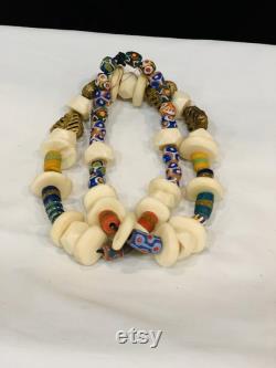 Trade Beads, Trade Bead Jewerly, Tribal Necklace, African Jewerly, African Men Necklace, Ethnic Jewelry, Wakanda Necklace