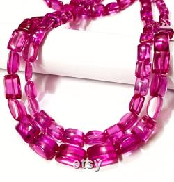 Very Gorgeous-AAAA Pink Sapphire Smooth Nuggets Beads Laser Smooth Pink Sapphire Gemstone Beads Wholesale Sapphire Tumbled Beads Jewellery