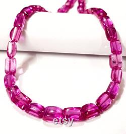 Very Gorgeous-AAAA Pink Sapphire Smooth Nuggets Beads Laser Smooth Pink Sapphire Gemstone Beads Wholesale Sapphire Tumbled Beads Jewellery