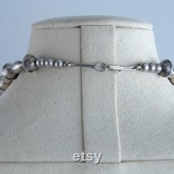 Vintage Sterling Silver Squash Blossom Necklace