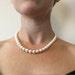 Wedding Freshwater Pearl Necklace-Wedding Jewelry-Bridal Jewelry-Anniversary gift-Birthday present-Mothers necklace-Mothers jewelry-for her