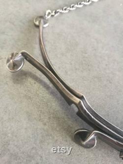 collier CLARINETTE-jazz-musique-recyclé-chic-bijou pour musicien-véritables clés de clarinettes recyclées-métal argenté patiné