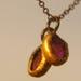 small 4-5 mm pendant solid 24k gold pendant gold charm necklace gemstone pendant 24k gold pendant 24k gold uncut gem 24k gold necklace