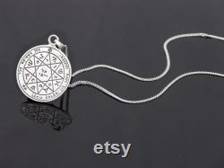 solomon seal seal of Solomon pentacle necklace protection necklace Jewish jewelry pentacle of solomon